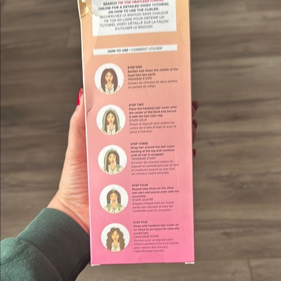 Heatless Hair Curler - Cream - Picture 4 of 4